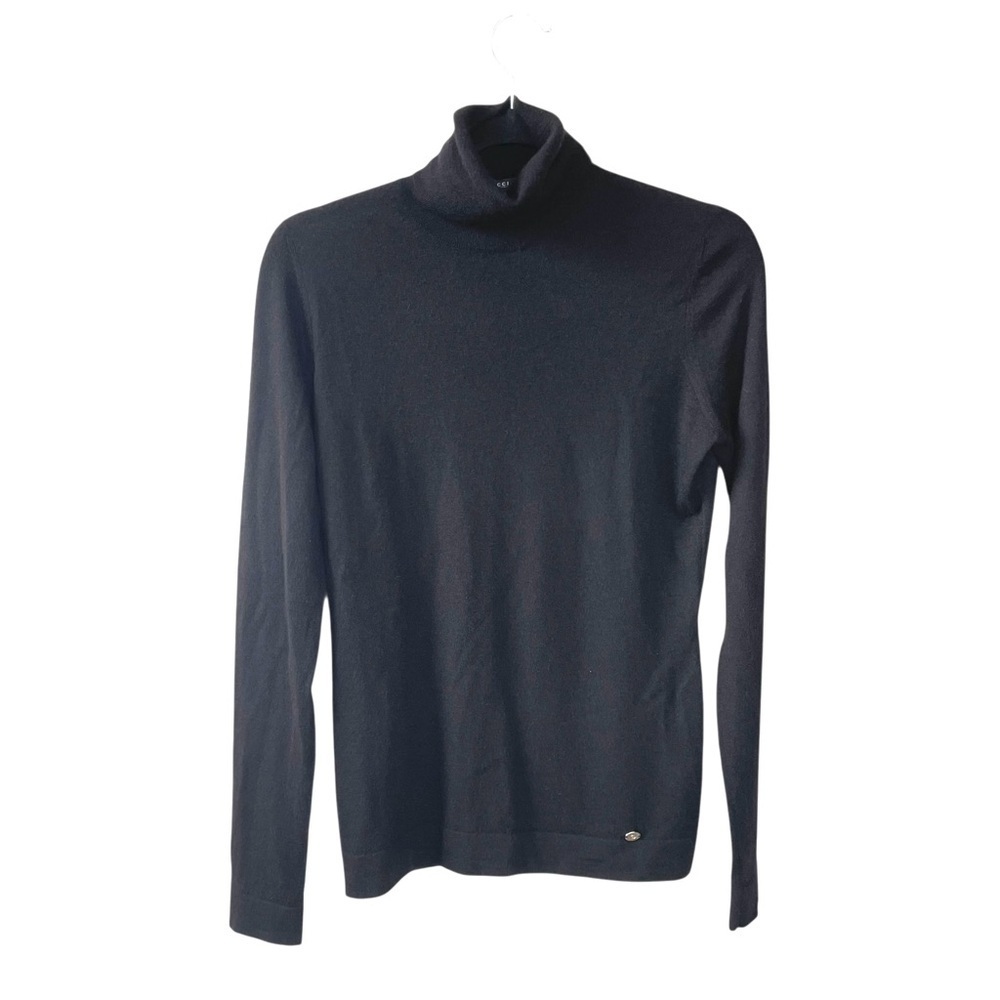 GUCCI Black Cashmere Turtleneck Sweater M